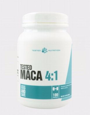 Maca 4:1 100 Kapseln Tested Nutrition der natürliche Testosteronbooster + Bonus