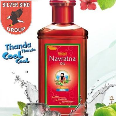 3 x 100 ml HIMANI Navratna COOL & EXTRA COOL Ayurveda Kräuter Öl Indien Express