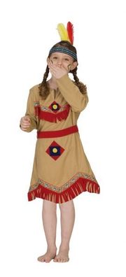 Indianerinkleid - Größe: 128 - 164