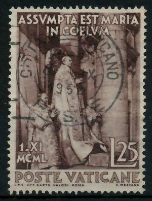 Vatikan 1951 Nr 178 gestempelt X7C4BC6