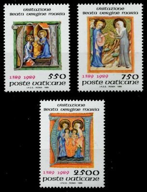 Vatikan 1989 Nr 973-975 postfrisch S01627E