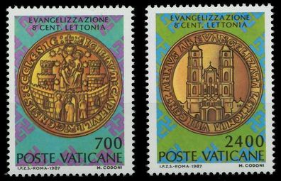 Vatikan 1987 Nr 911-912 postfrisch S01633A