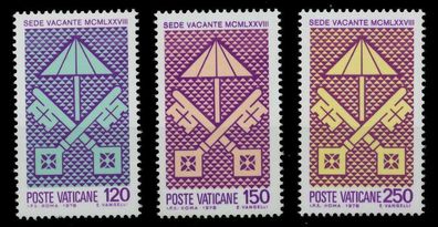 Vatikan 1978 Nr 726-728 postfrisch S016E2E