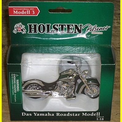 Yamaha Roadstar 1:18 Modell 3 von Holsten 2004 - Nur einmal Versandkosten !