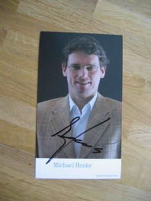 FC Bayern München Saison 06/07 Michael Henke - handsigniertes Autogramm!!!