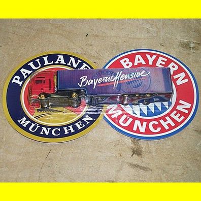 Paulaner Bayern München Wechselbild Truck - Nur einmal Versandkosten !
