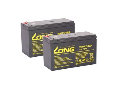 USV Akkusatz kompatibel MI1000 AGM Blei Accu Batterie Notstrom UPS VdS