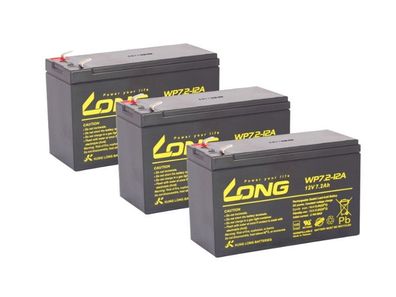 USV Akkusatz kompatibel MT1000 AGM Blei Accu Batterie Notstrom UPS VdS