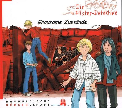 Kinder Hörspiel Audio CD Hörbuch Die Alster-Detektive "Grausame Zustände"