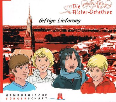 Kinder Hörspiel Audio CD Hörbuch Die Alster-Detektive "Giftige Lieferung"