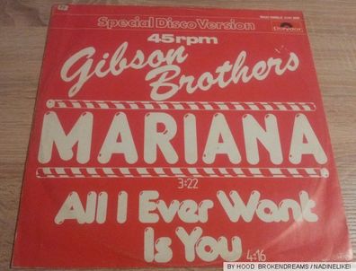Maxi Vinyl Gibson Brothers - Mariana