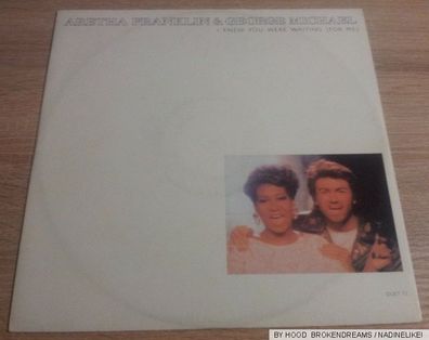 Maxi Vinyl Aretha Franklin & George Michael - I knew You were Waiting