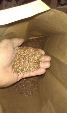 5Kg Leinsamen gereinigt Leinsaat braun ganzes Korn 1,95€/ kg
