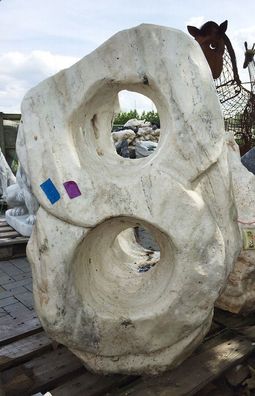Ozeanfindling Findling 112x87cm 490kg Naturstein Meeresgestein Skulptur Stein