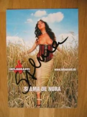 Sexy Erotik Megastar Salma de Nora hands. Autogramm!!!