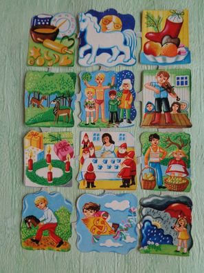 Glanzbilderbogen Planet Verlag Berlin Kinderlieder Nr 1290