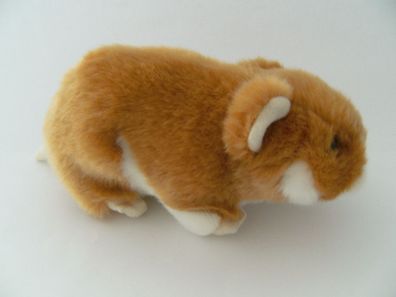 Plüschtier Hamster 18 cm beige Stofftier Kuscheltier Plüschtiere Tiere Haustiere