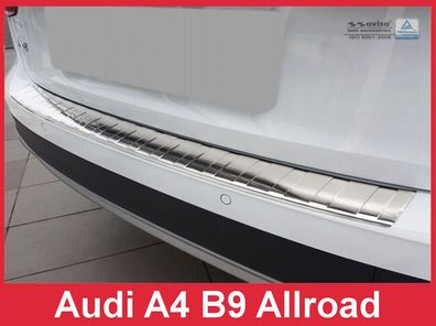 Ladekantenschutz | Edelstahl passend für Audi A4 B9 Allroad 2016-2019, FL2019->