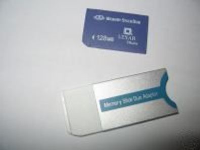 Memory Stick DUO 128 MB Sony Ericson inkl. Adapter