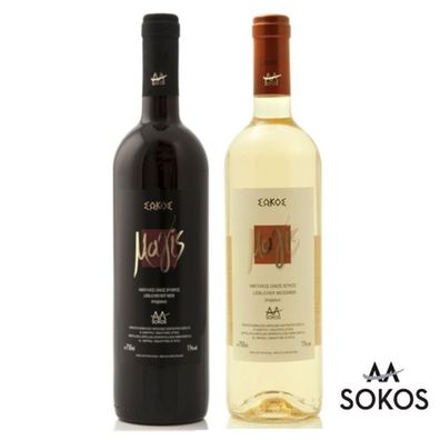 Sokos Imiglykos Magis 2x 750ml Rot- und Weißwein halbsüß