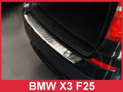 Ladekantenschutz | Edelstahl passend für BMW X3 F25 / M-sport 2010-2014