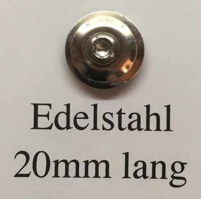 100 Edelstahl Spenglerschrauben 4,5x20mm 2-teilig 20mm Scheibe