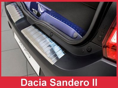 Ladekantenschutz | Edelstahl passend für Dacia Sandero II hatchback 2012-2016