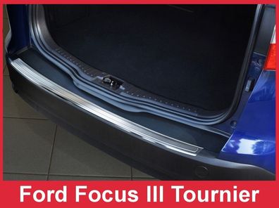 Ladekantenschutz | Edelstahl passend für Ford Focus III turnier 2010-2018