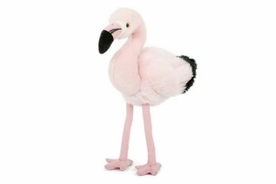 Flamingo, stehend Plüsch-Kuscheltier Plüschtier Stofftier pink neu ca. 33cm