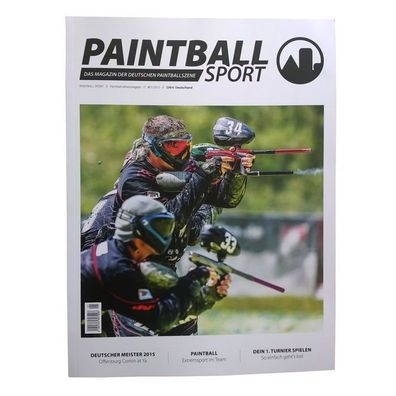 Paintball Sport - Das Magazin der Deutschen Paintballszene - 01/2015