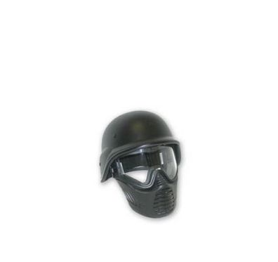 GXG Paintball Maske inkl. Tactical Helm - schwarz