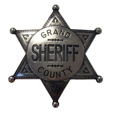Abzeichen Sheriffstern Grand County