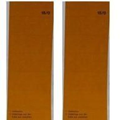 100 Stück Leitz Blanko Beschriftungsschild 15/0 Orangen Farbe 4 zeilig Selbstklebend