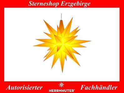 Herrnhuter Stern Ministern A1e gelb LED Kunststoffstern 13 cm vom Fachhändler