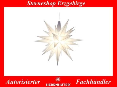 Herrnhuter Stern Ministern A1e weiss Kunststoffstern 13 cm mit LED vom Fachhändler