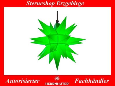 Herrnhuter Stern Adventsstern Kunststoffstern A4 grün 40 cm für Außen Außenstern