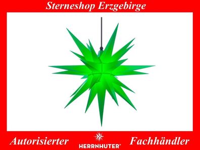 Herrnhuter Stern Adventsstern Kunststoffstern A7 grün 68 cm für Außen Außenstern