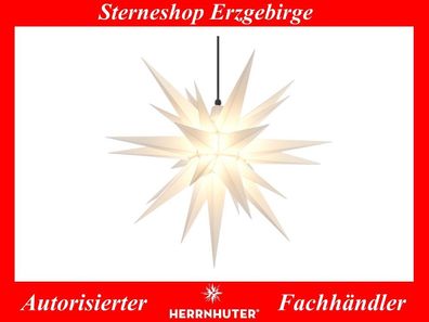 Herrnhuter Stern Adventsstern Kunststoffstern A7 weiß 68 cm für Außen Außenstern