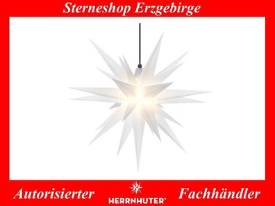 Herrnhuter Stern Adventsstern Kunststoffstern A7 opal 68 cm für Außen Außenstern