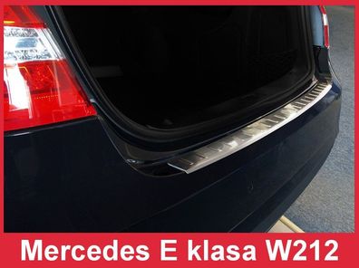 Ladekantenschutz | Edelstahl passend für Mercedes E Class W212 Limousine 2009-2013