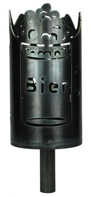 Bier Biergarten Fackel - Set mit Stiel und Wachsrollen