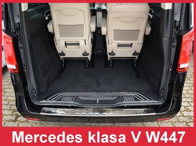 Ladekantenschutz | Edelstahl passend für Mercedes V Class W447/ VITO III/ Marco Polo