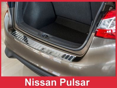 Ladekantenschutz | Edelstahl passend für Nissan Pulsar 2014->