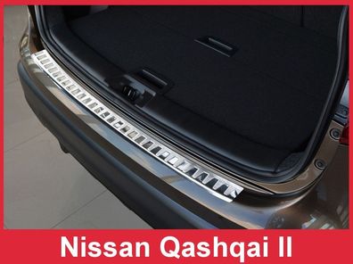 Ladekantenschutz | Edelstahl passend für Nissan Qashqai II crossover 2013-2017