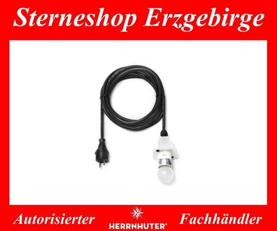 Zuleitung Kabel Original für Herrnhuter Stern Außenstern A4 und A7 5 Meter opal LED