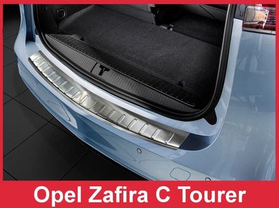 Ladekantenschutz | Edelstahl passend für Opel Zafira C Tourer 2012-2016, FL2016->