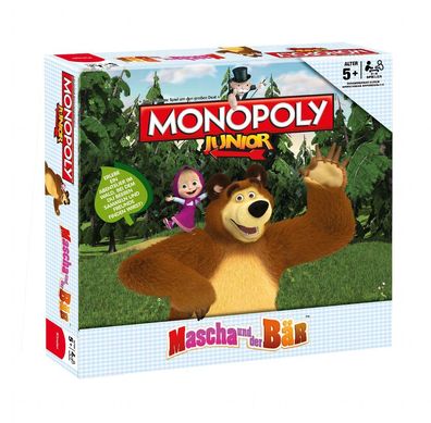 Monopoly Junior Masha und der Bär Kinderspiel Gesellschaftsspiel Spiel NEU