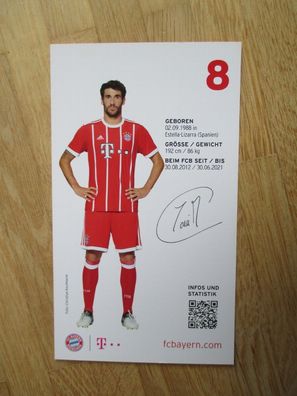 FC Bayern München Saison 17/18 Javier Martinez - Autogramm!!!