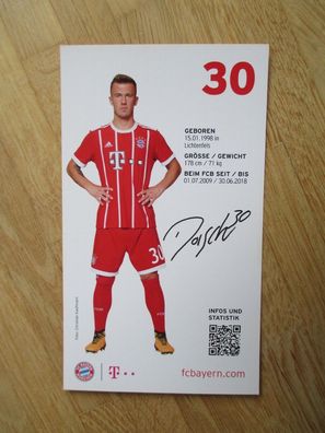 FC Bayern München Saison 17/18 Niklas Dorsch - Autogramm!!!