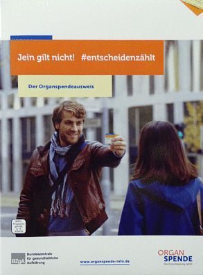 DVD Der Organspendeausweis Kurzfilm + Infoclip